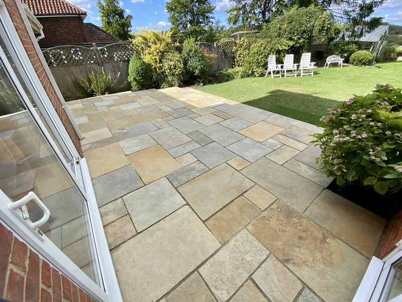 TANDUR YELLOW INDIAN LIMESTONE,PAVING SLABS AGED,PATIO PACK 22MM